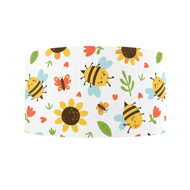 Bee Sunflower 1 Yard Printed Grosgrain Ribbon