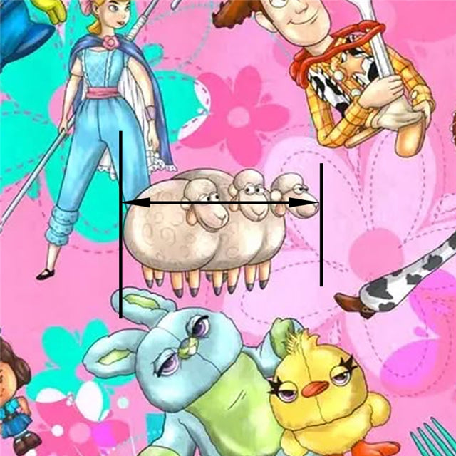 Toy Story Faux Leather Sheet – Cartoon Character Smooth Material for DIY Accessories FeeFiFauxLeather