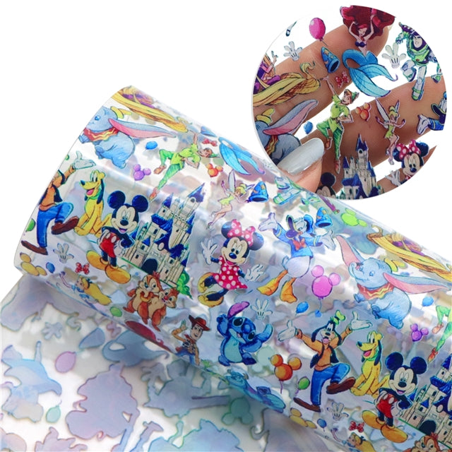Characters Printed Faux Leather FeeFiFauxLeather