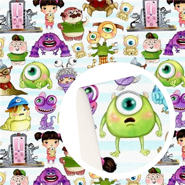 Monsters and Friends Printed Fabric