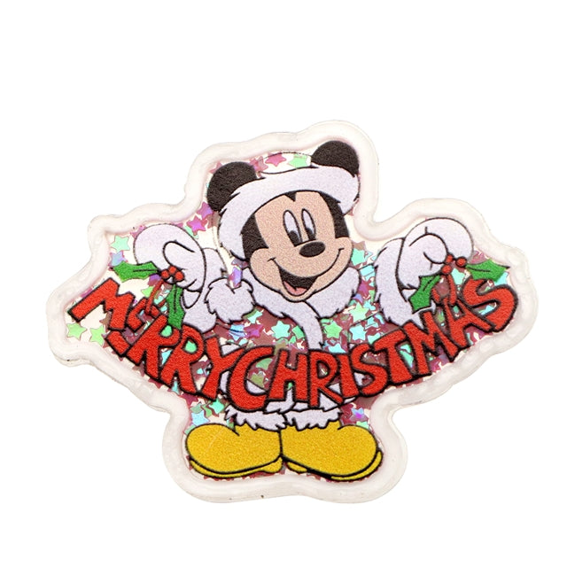 Mouse Christmas Quicksand Sequin Resin