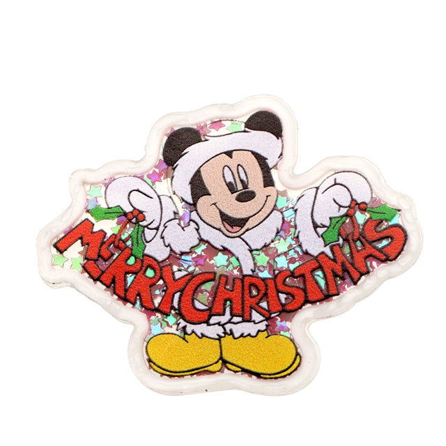 Mickey Christmas Quicksand Sequin Resin