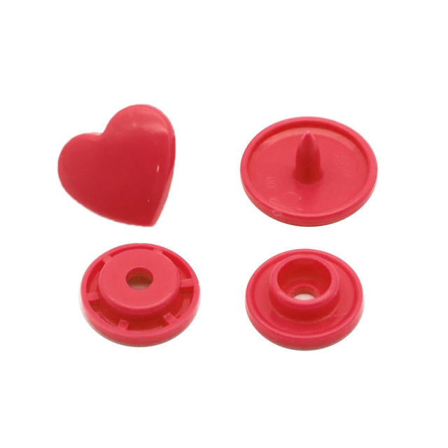 10 Pack Heart Snap Buttons – Solid Color Snaps for Faux Leather Wallets, Purses, AirPod Holders & DIY Crafts (Copy) FeeFiFauxLeather