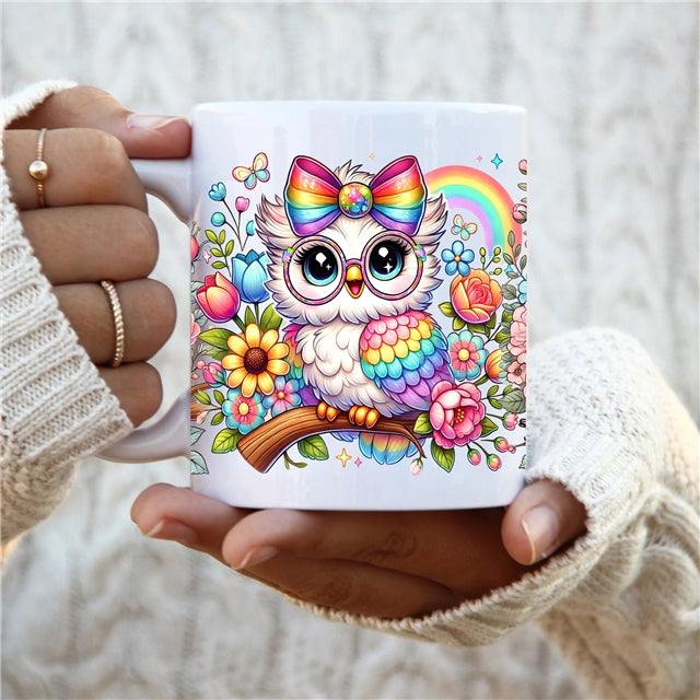 Owls UV DTF Cup Wrap – Easy Cup Wrap for Tumblers & Projects FeeFiFauxLeather