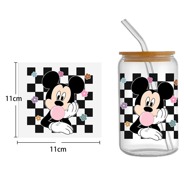 Mouse UV DTF Cup Wrap – Cute Character Wrap for DIY Drinkware Projects FeeFiFauxLeather