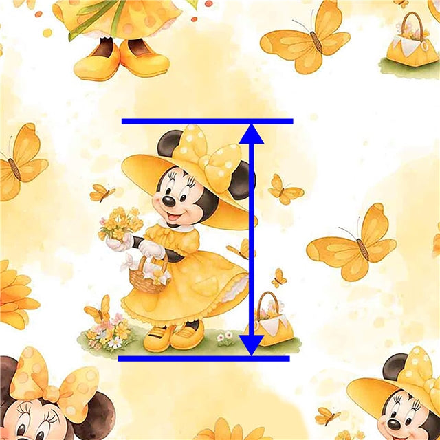 Mouse Printed Fabric FeeFiFauxLeather