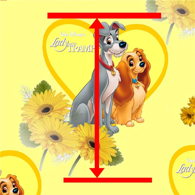 Dogs Printed Faux Leather Sheet FeeFiFauxLeather