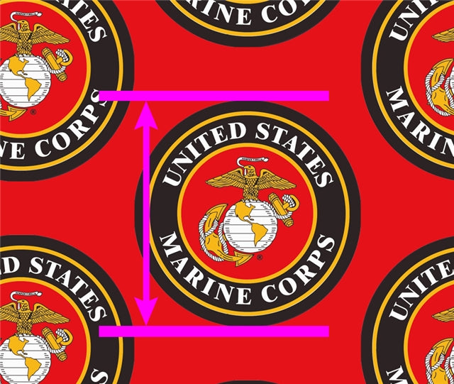 The Marines Printed See Through Sheet Clear Transparent Sheet