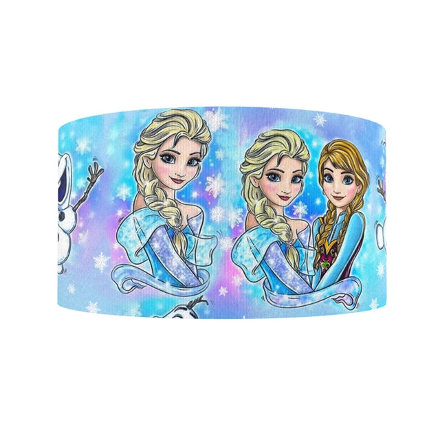 Ice Princess 1 Yard Printed Grosgrain Ribbon 1 1/2 inch wide FeeFiFauxLeather