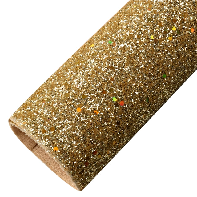 Chunky Glitter Printed Faux Leather FeeFiFauxLeather