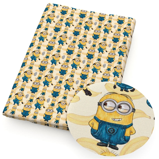 Minions Textured Liverpool/ Bullet Fabric