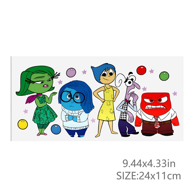 Inside Out  UV DTF Cup Wrap – Easy Cup Wrap for Tumblers & Projects FeeFiFauxLeather