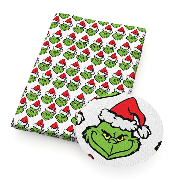 The Grinch Christmas Printed Fabric