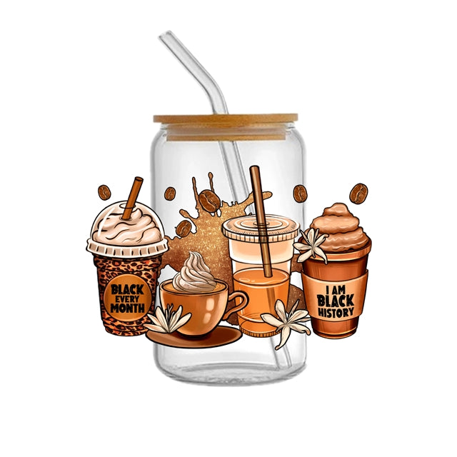 But Coffee First UV DTF Cup Wrap – Coffee Theme Cup Wrap Design for Tumblers & Cups FeeFiFauxLeather