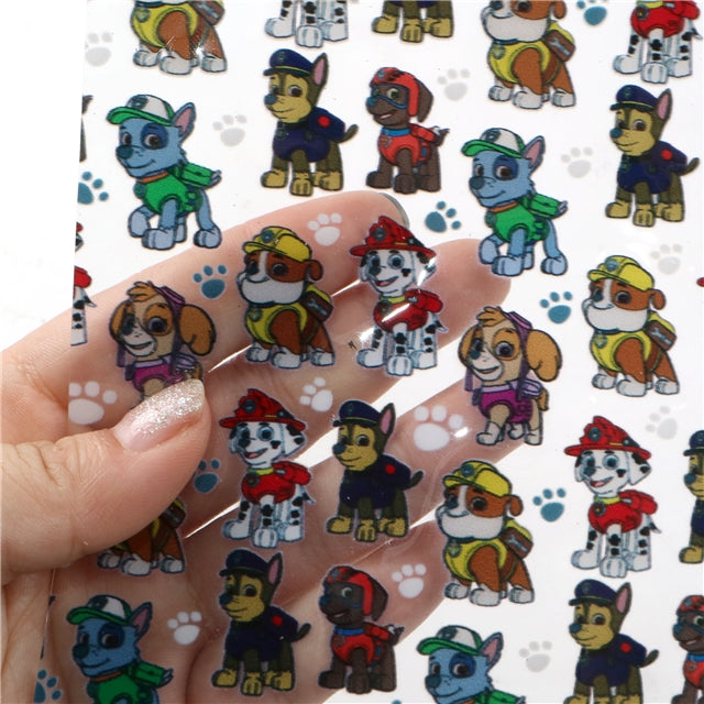 Paw Patrol Printed See Through Sheet  Clear Transparent Sheet