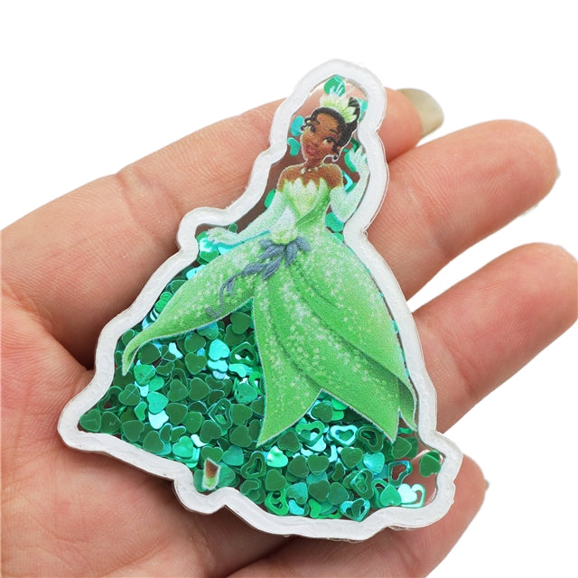 Tiana Princess Quicksand Sequin Resin