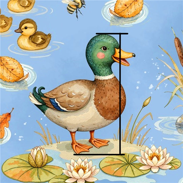 Ducks Fabric – Textured Liverpool Fabric for Bows & Crafts FeeFiFauxLeather