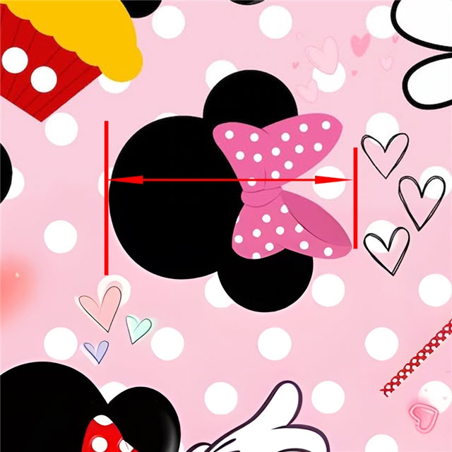 Mouse Bullet Printed Fabric FeeFiFauxLeather