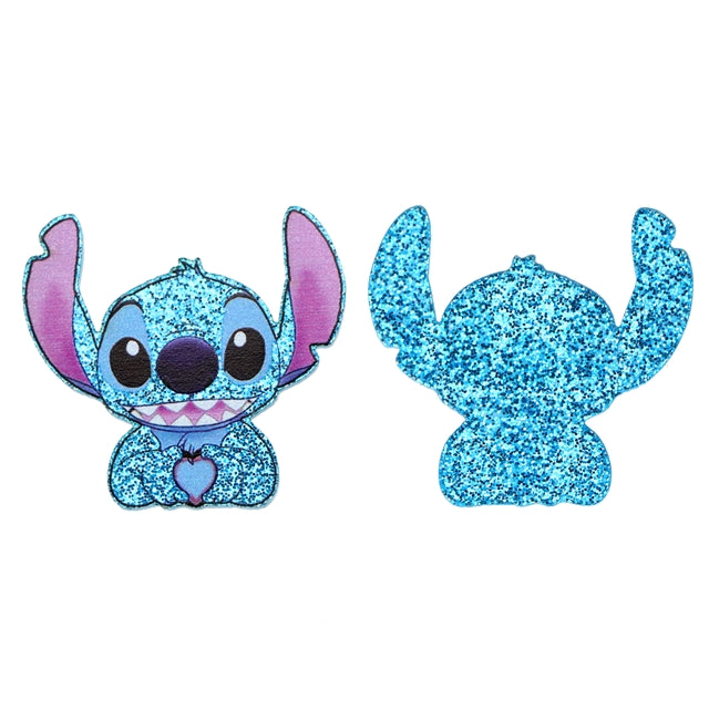 Blue Alien Glitter Resin 5 piece set