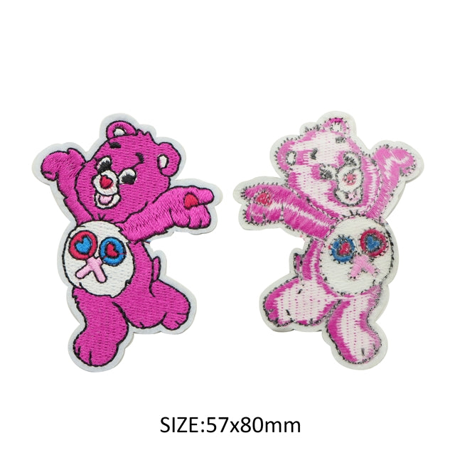 Rainbow Bear Embroidery Patch