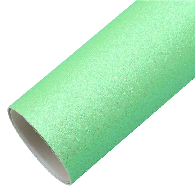 Small Sequins Fine Glitter Printed Faux Leather Print Sheet Colors