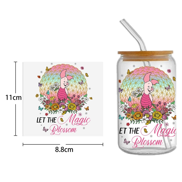 Pooh Bear UV DTF Cup Wrap – Decorative Wrap Design for Tumblers & Cups FeeFiFauxLeather