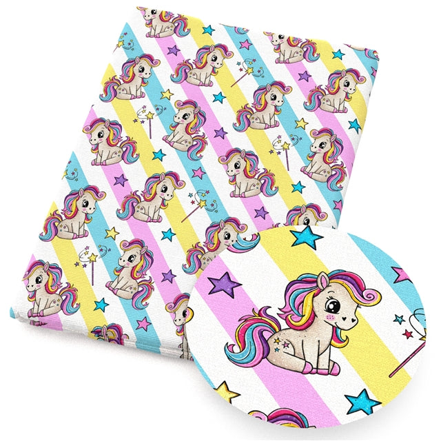 Pony Printed Faux Leather FeeFiFauxLeather