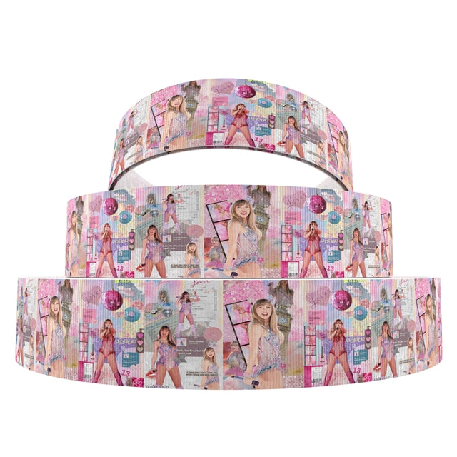 Taylor Swift 1 Yard Printed Grosgrain Ribbon