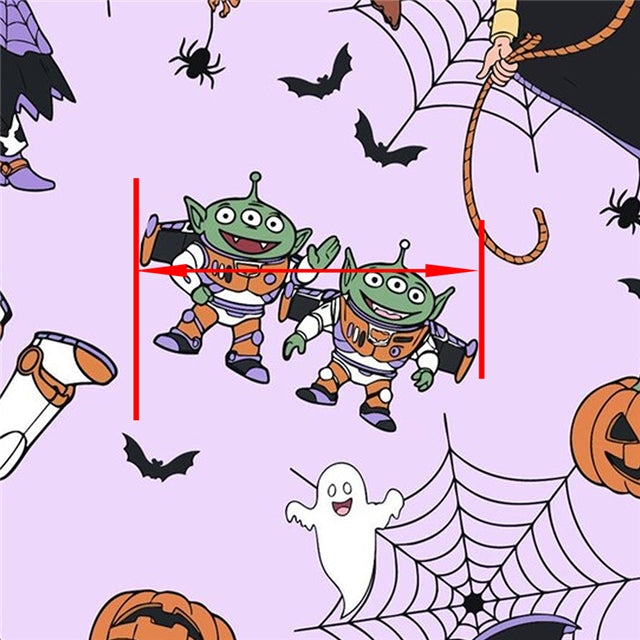 Toy Story Halloween Printed Faux Leather Sheet FeeFiFauxLeather