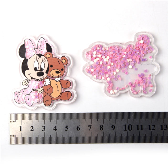Mouse Baby Quicksand Sequin Resin