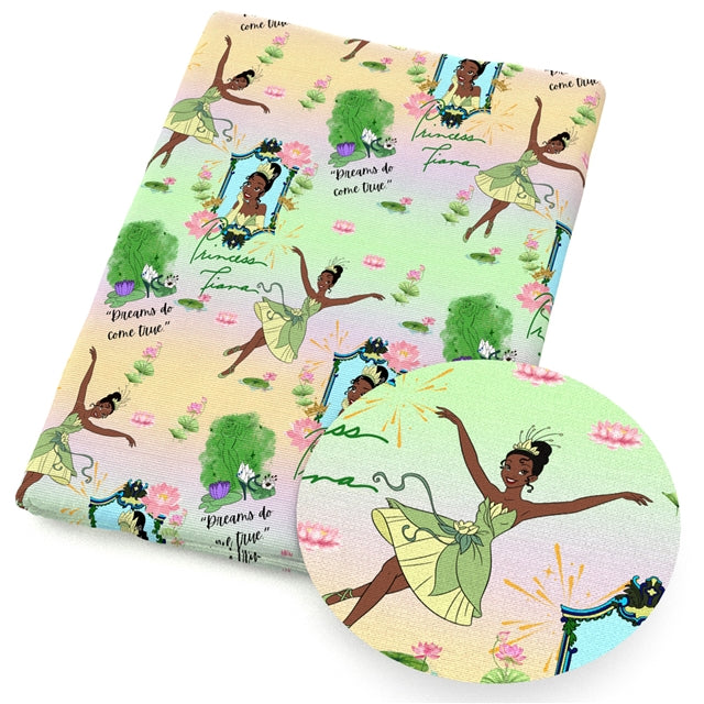 Princess Printed Faux Leather Sheet FeeFiFauxLeather