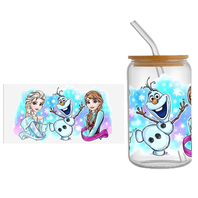 Ice Princess UV DTF Cup Wrap – Easy Cup Wrap for Tumblers & Projects FeeFiFauxLeather