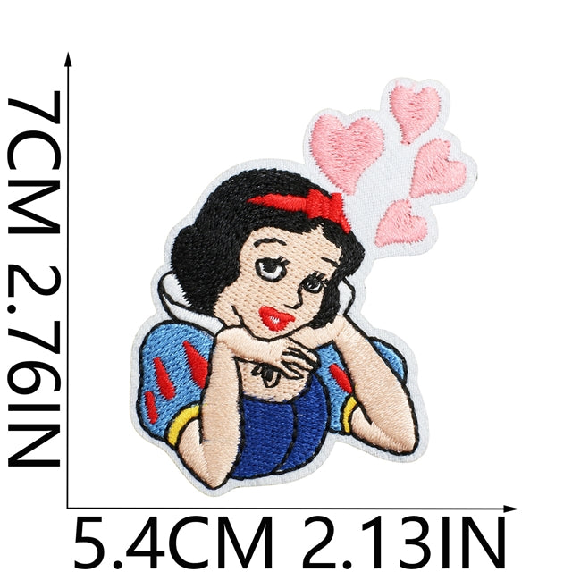 Princess Embroidery Patch