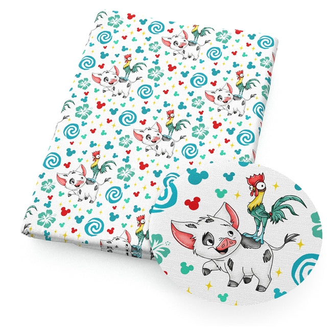 Ocean Princess Sidekicks Printed Fabric