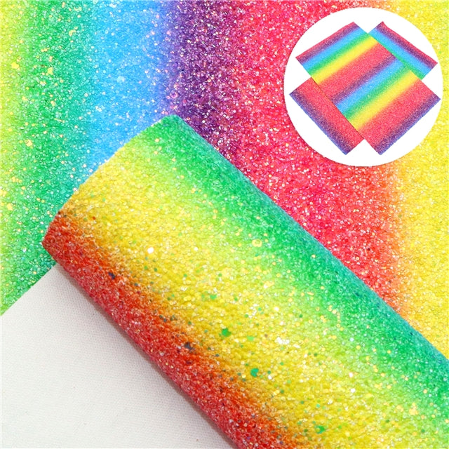 Rainbow Chunky Glitter Print Sheet