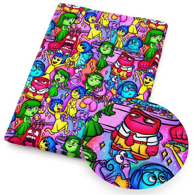 Inside Out Printed Faux Leather Sheet