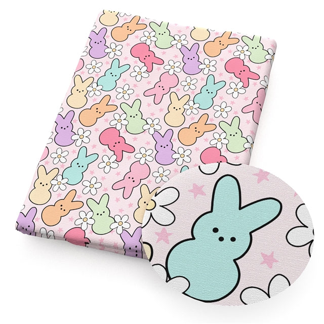 Easter Peeps Textured Liverpool/ Bullet Fabric with a textured feel