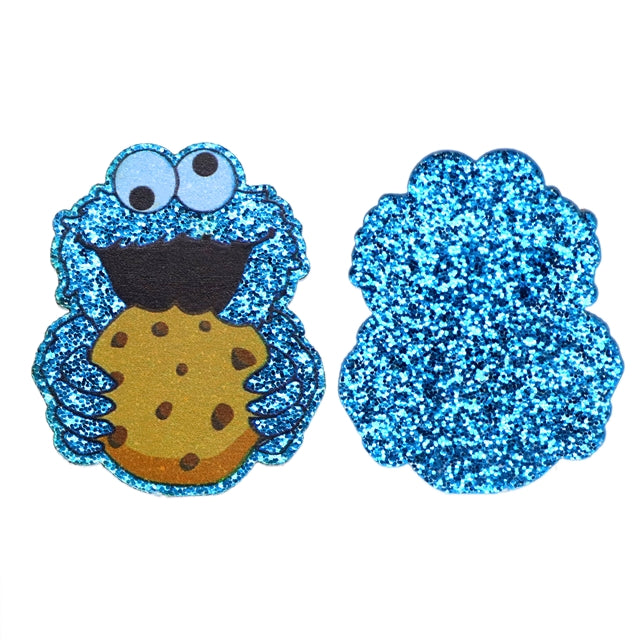 Cookie Monster Glitter Resin 5 piece set