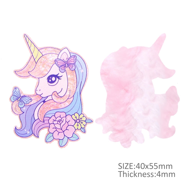 Unicorn Fine Glitter Resin Acrylic 5 piece set