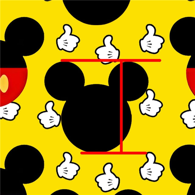 Mouse Faux Leather Sheet – Cartoon Character Smooth Material for DIY Accessories FeeFiFauxLeather