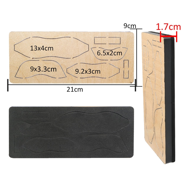 Pinch Bow Cutting Die for Making Hair Claw Sides 3 Different Sizes FeeFiFauxLeather