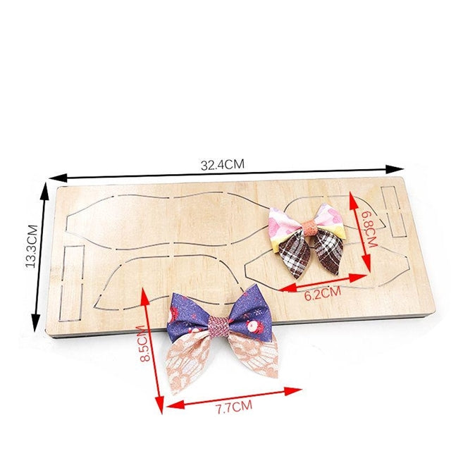 Pinch Bow Cutting Die for Making Hair Claw Sides 3 Different Sizes FeeFiFauxLeather