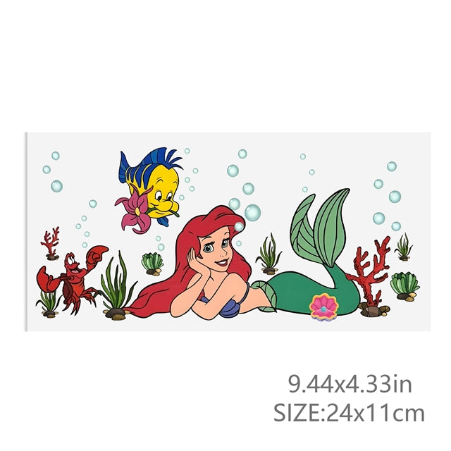 Mermaid UV DTF Cup Wrap – Easy Cup Wrap for Tumblers & Projects FeeFiFauxLeather