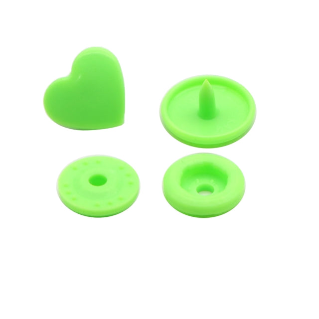 10 Pack Heart Snap Buttons – Solid Color Snaps for Faux Leather Wallets, Purses, AirPod Holders & DIY Crafts (Copy) FeeFiFauxLeather