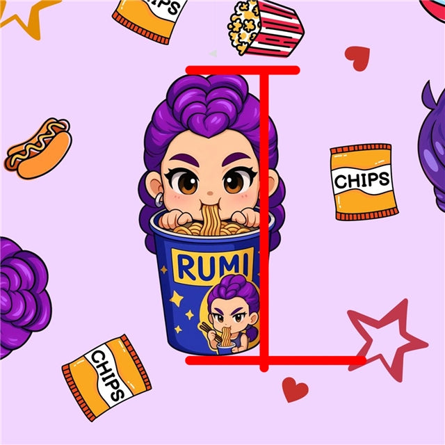 K-Pop Huntrix Faux Leather Sheet – Cartoon Character Material for DIY Accessories FeeFiFauxLeather