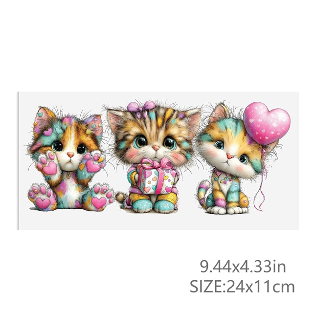 Cats UV DTF Cup Wrap – Easy Cup Wrap for Tumblers & Projects FeeFiFauxLeather