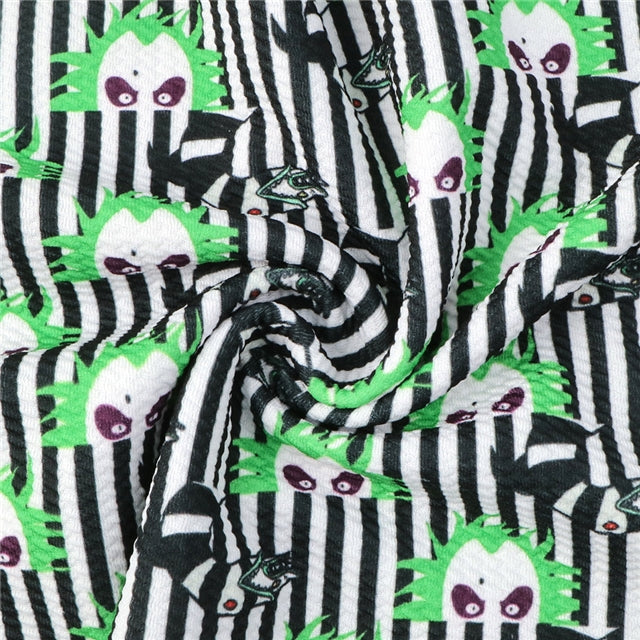 Beetlejuice Halloween Printed Fabric