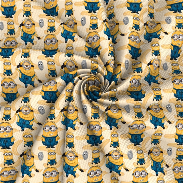 Minions Textured Liverpool/ Bullet Fabric with a textured feel