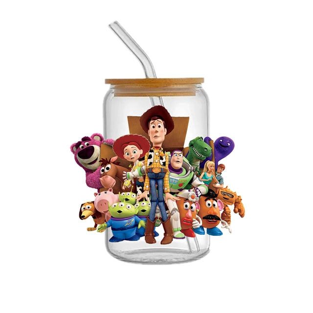 Toy Story UV DTF Cup Wrap – Cartoon Cup Wrap Design for Tumblers FeeFiFauxLeather
