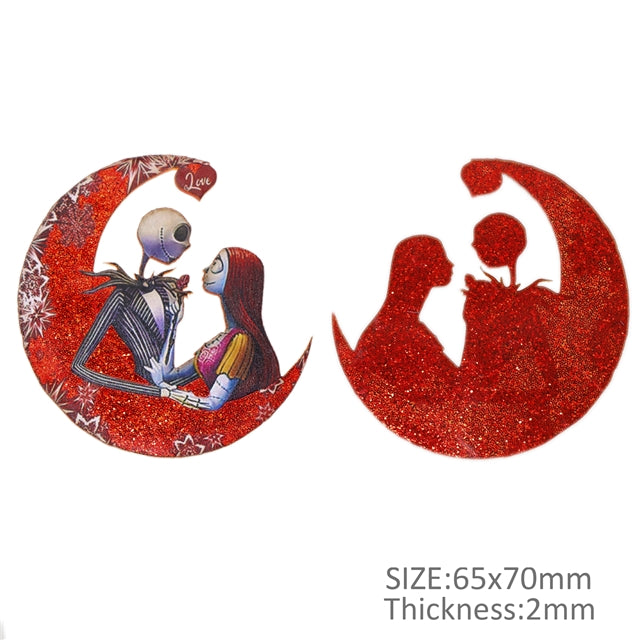 Nightmare Before Christmas Chunky Glitter Resin 5 piece set